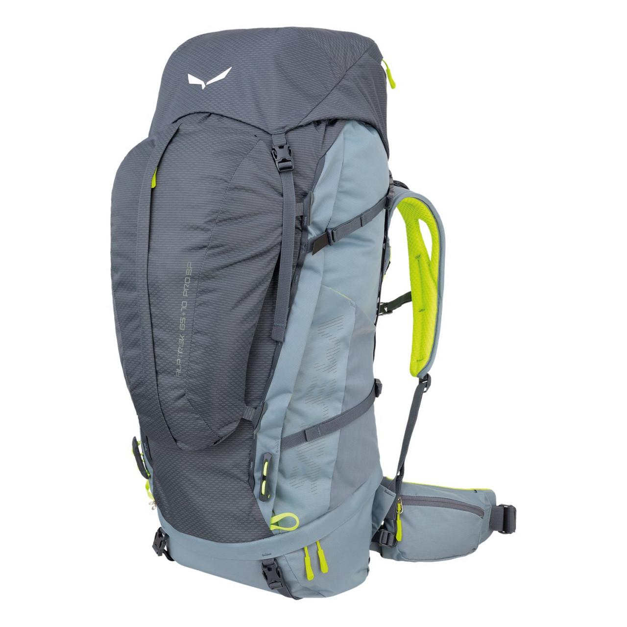 Mochila Chile - Salewa Alptrek 65+10 L Pro - Gris/Azules/Gris - KWDE-31659